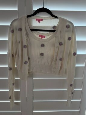 Sugar Thrillz Prettier Than Petals Cardigan Set